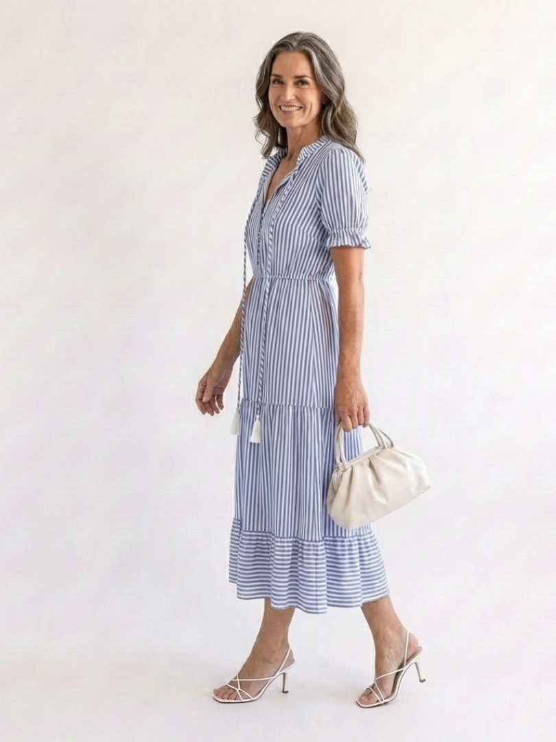 Women's Lightweight Flattering Midi Dress Klara