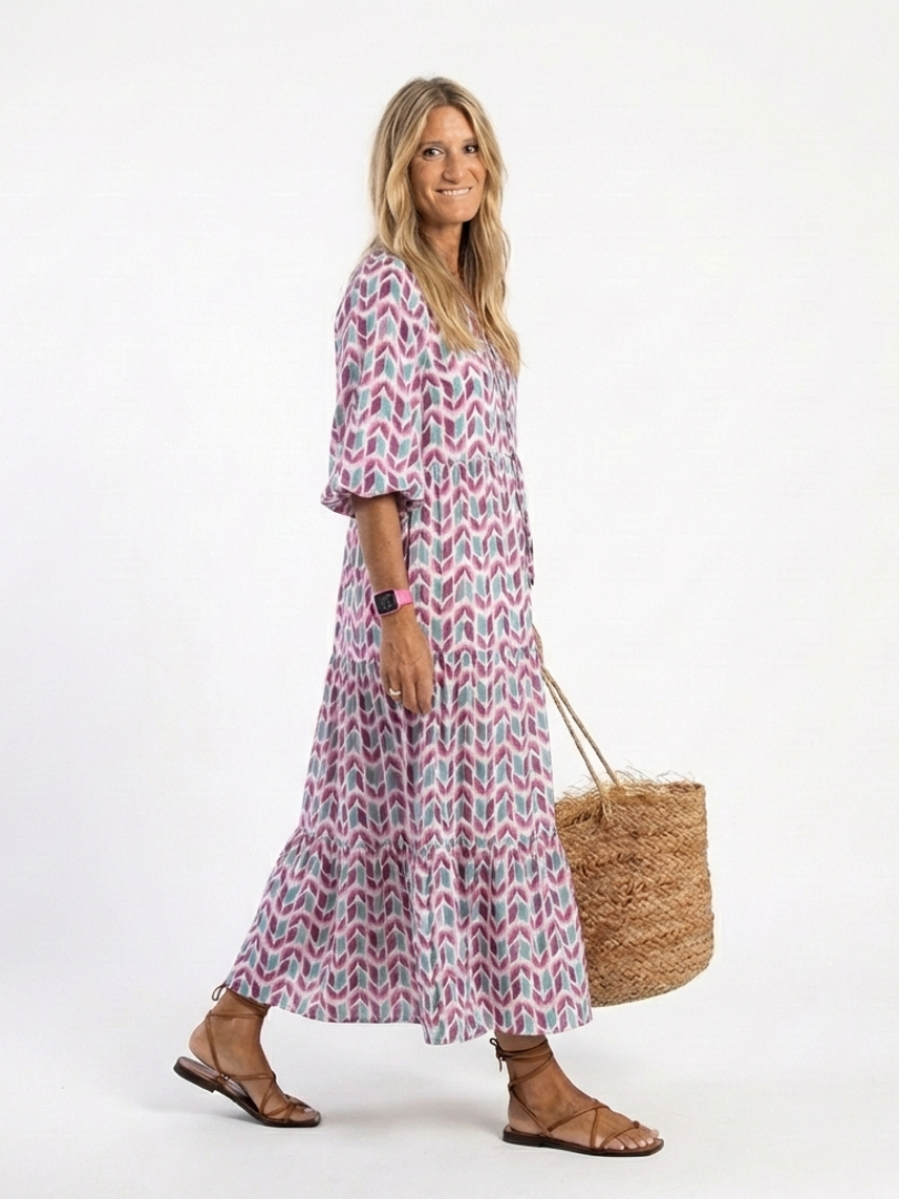 Women's Lightweight Flattering Midi Dress Klara