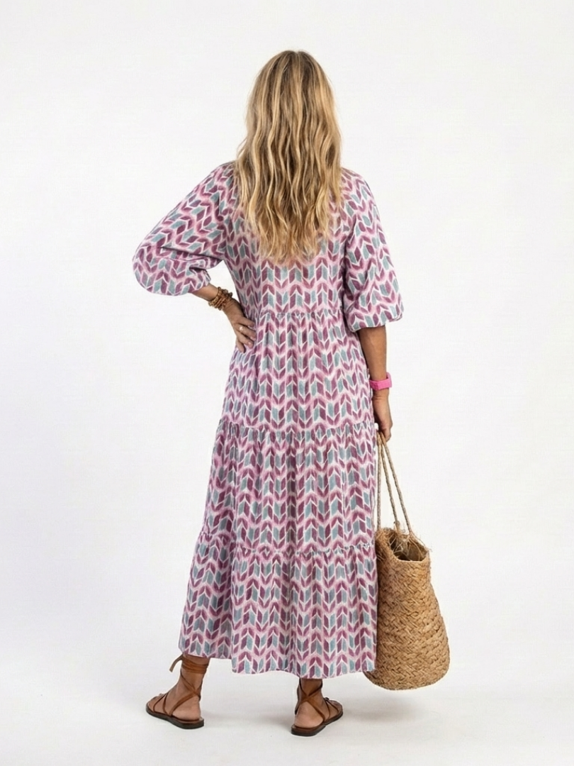 Women's Lightweight Flattering Midi Dress Klara