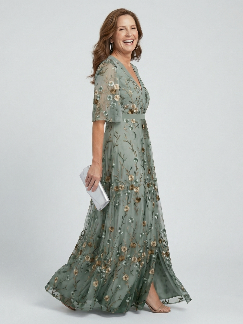 Women's Lightweight Floral Maxi Dress Klara