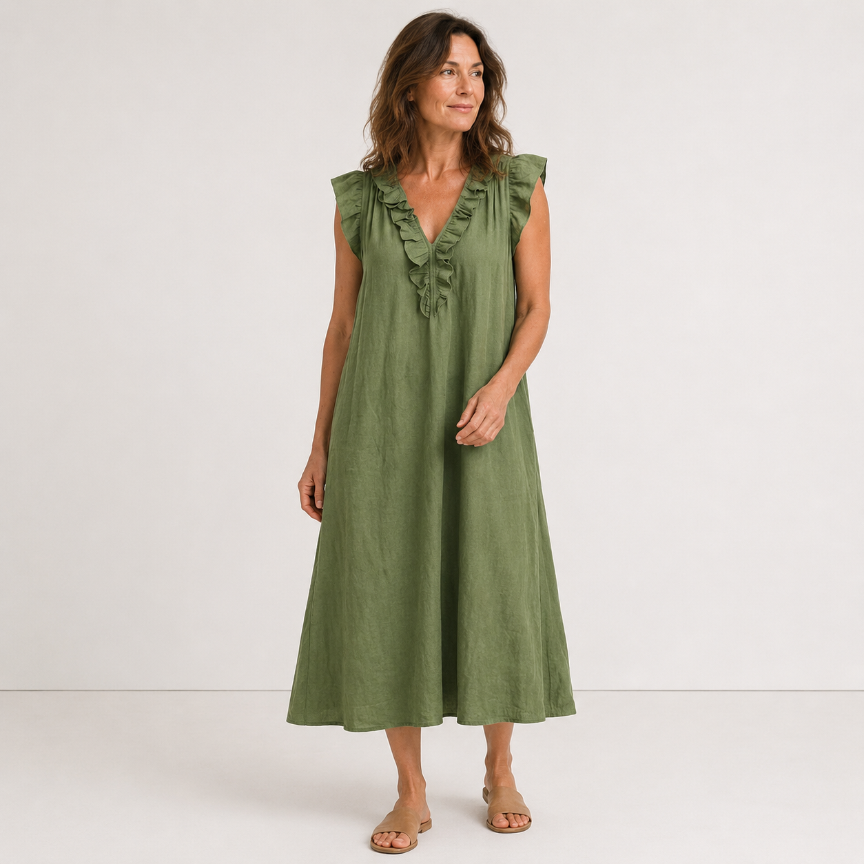 Women's Lightweight Flowing Maxi Dress Klara
