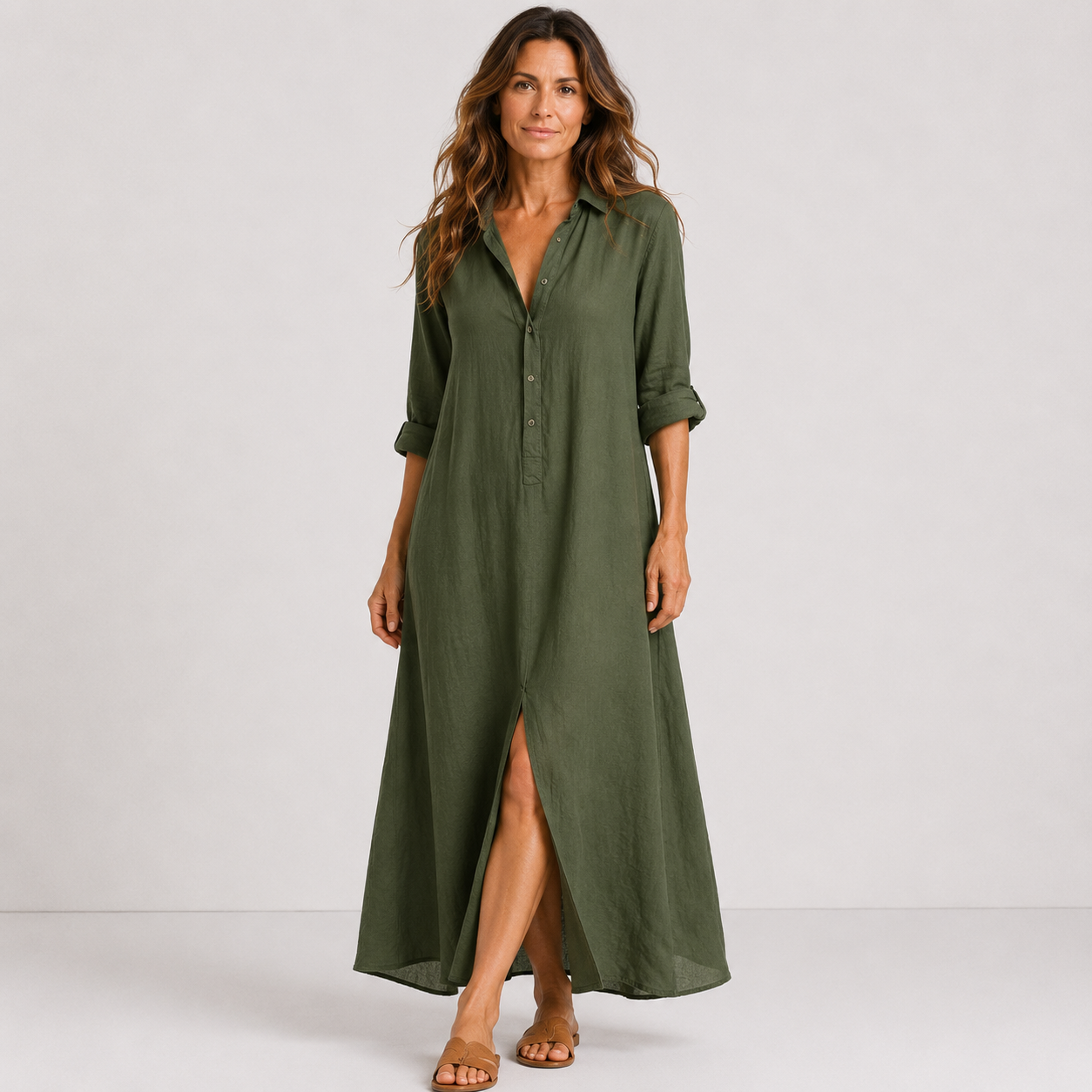 Women's Lightweight Flowing Maxi Dress Klara