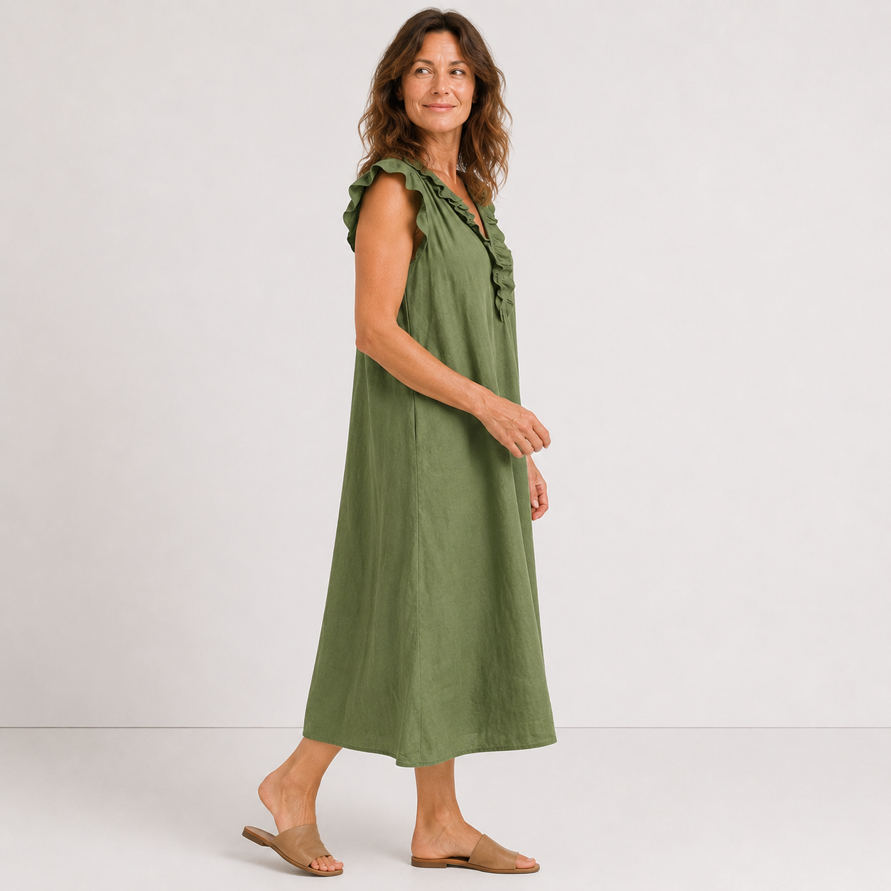 Women's Lightweight Flowing Maxi Dress Klara