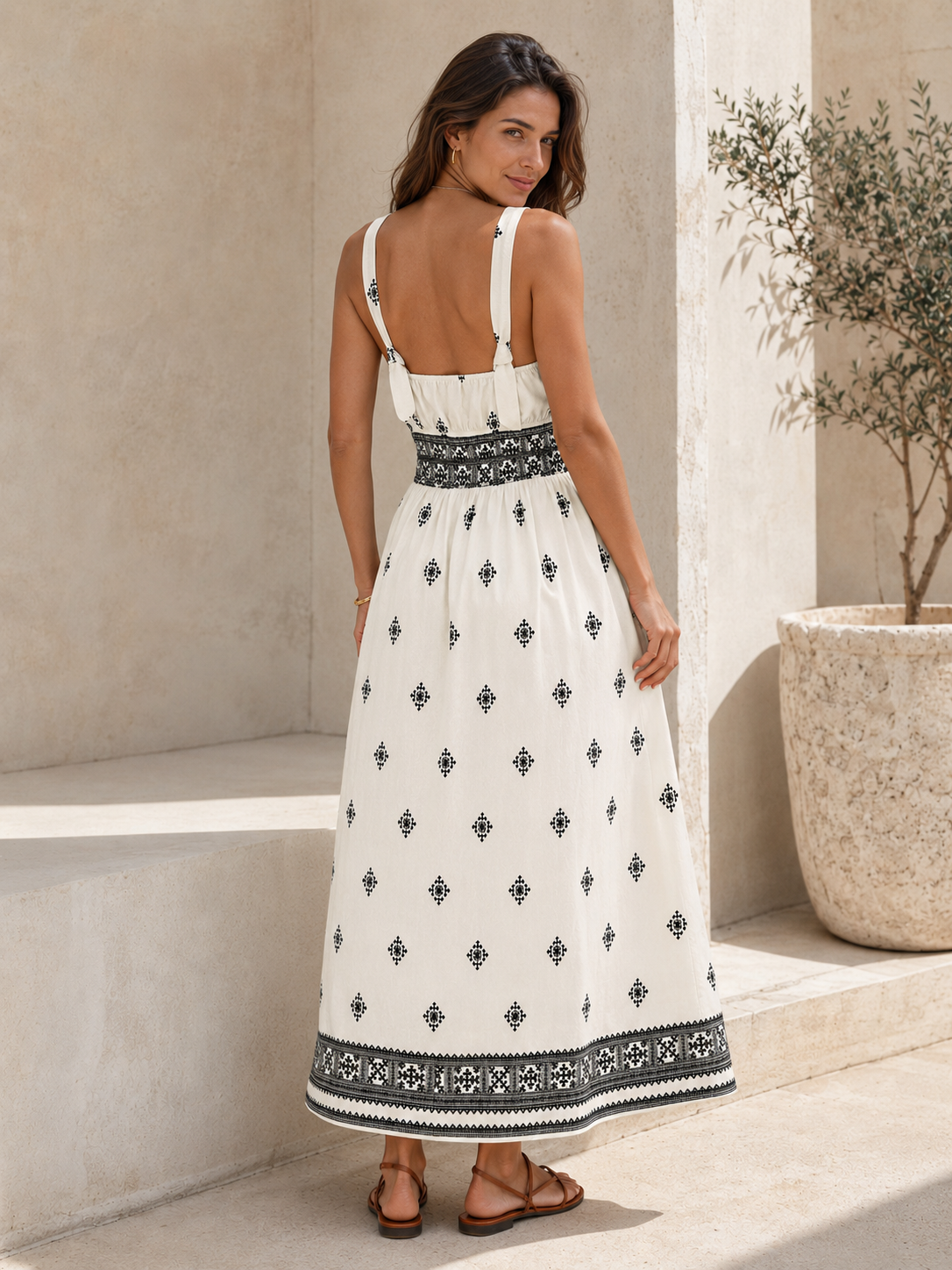 Women's Lightweight Flowing Maxi Dress Klara