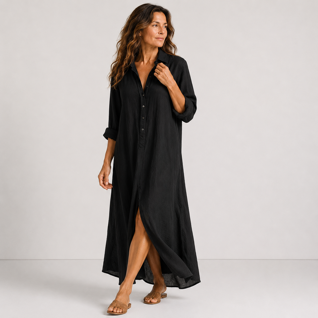 Women's Lightweight Flowing Maxi Dress Klara