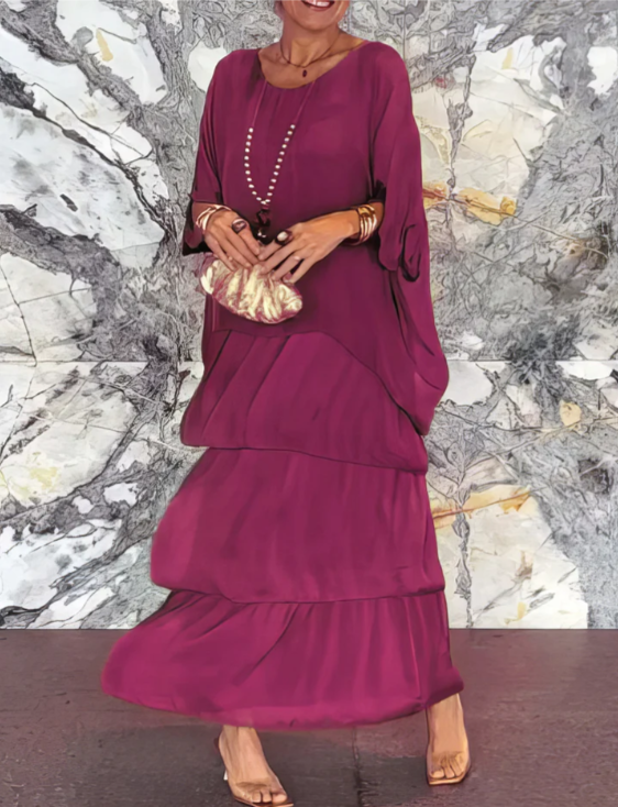 Women's Lightweight Flowing Maxi Dress Klara