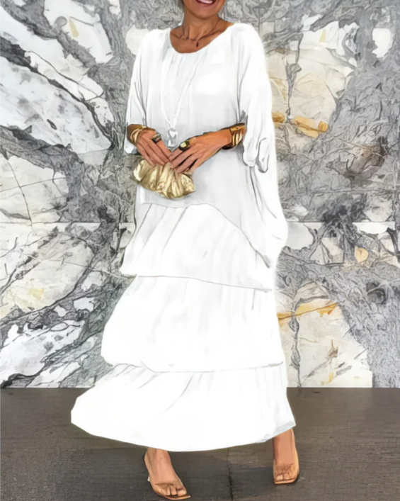 Women's Lightweight Flowing Maxi Dress Klara