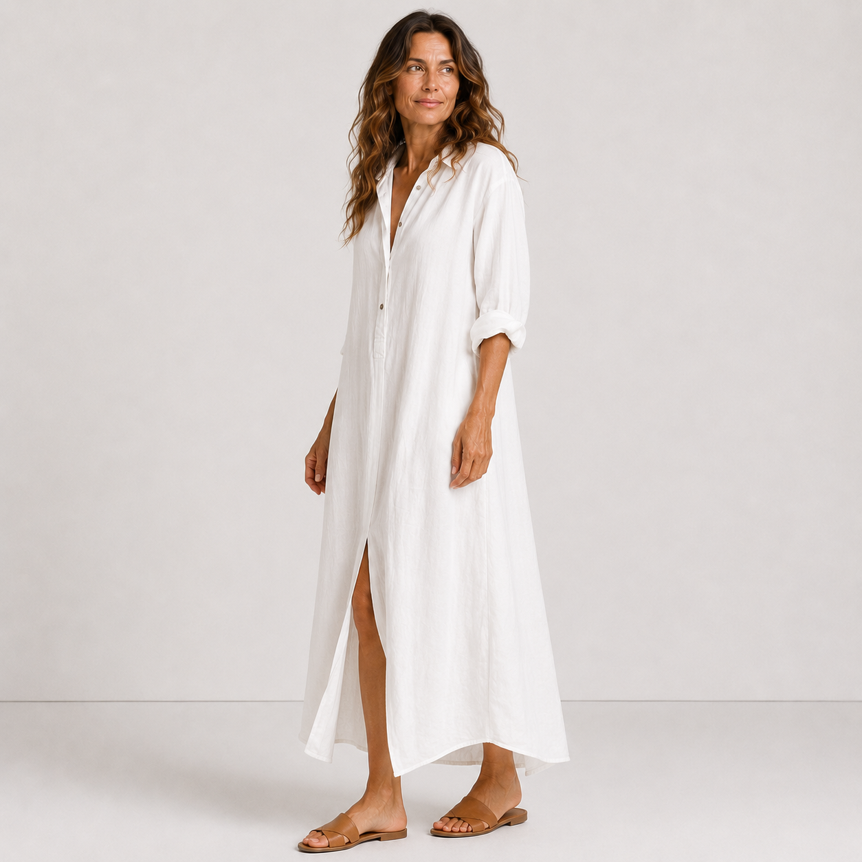 Women's Lightweight Flowing Maxi Dress Klara