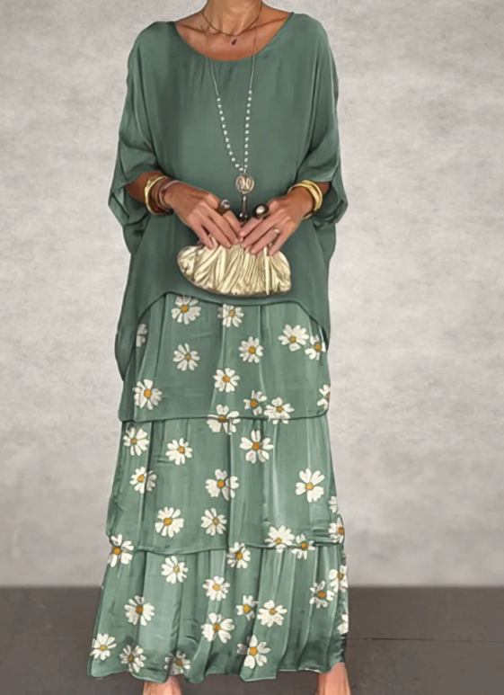 Women's Lightweight Flowing Maxi Dress Klara