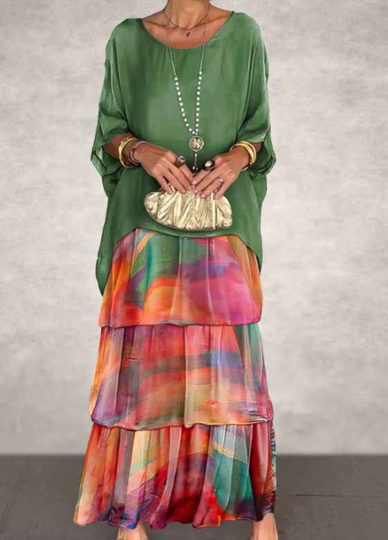 Women's Lightweight Flowing Maxi Dress Klara