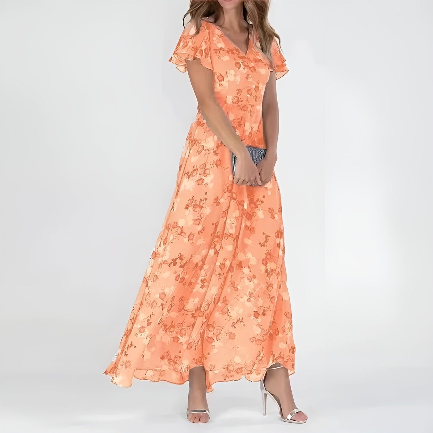 Women's Lightweight Flowing Midi Dress Klara