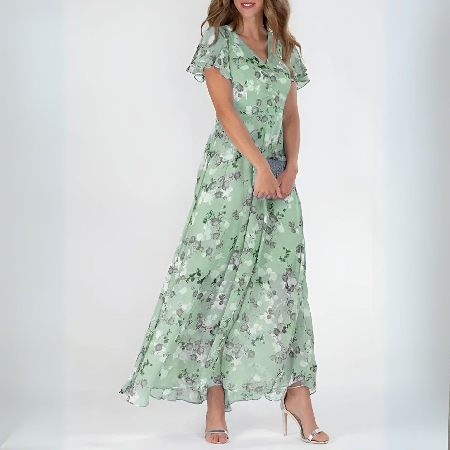 Women's Lightweight Flowing Midi Dress Klara