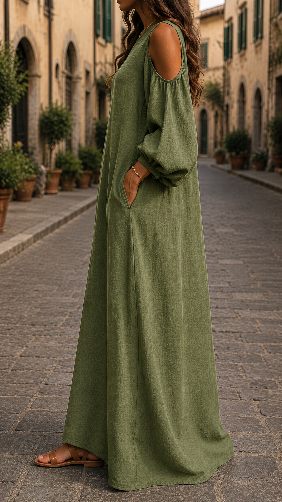 Women's Lightweight Flowy Maxi Dress Klara