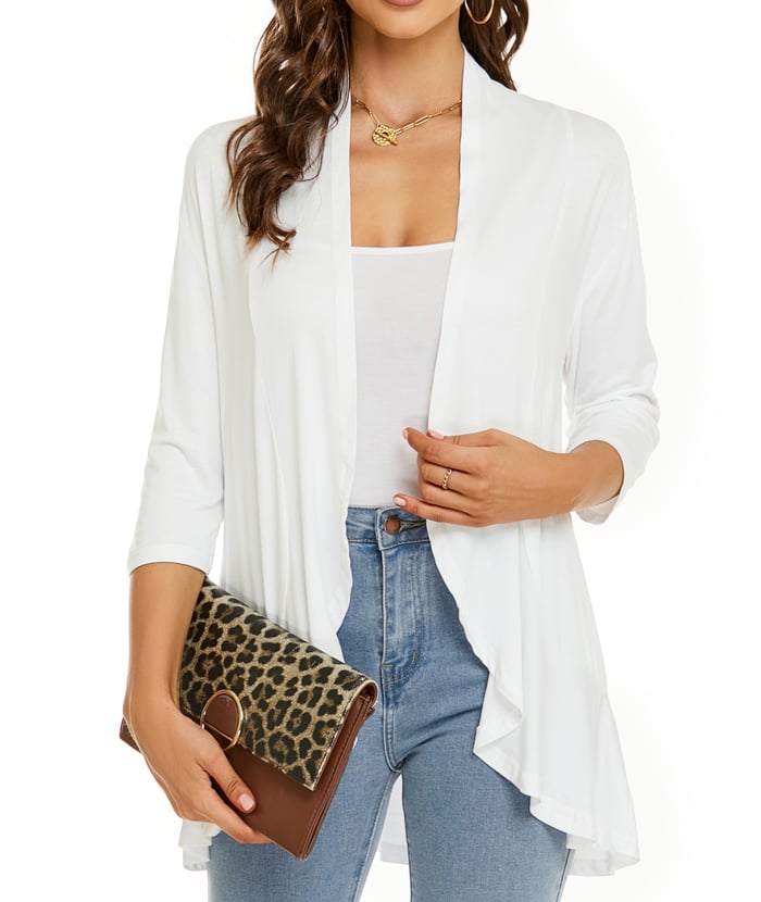 Women's Lightweight Open Front Knit Jacket Klara