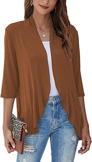 Women's Lightweight Open Front Knit Jacket Klara