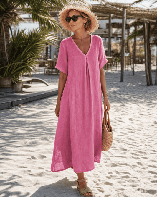 Women's Lightweight Relaxed Fit Midi Dress Klara