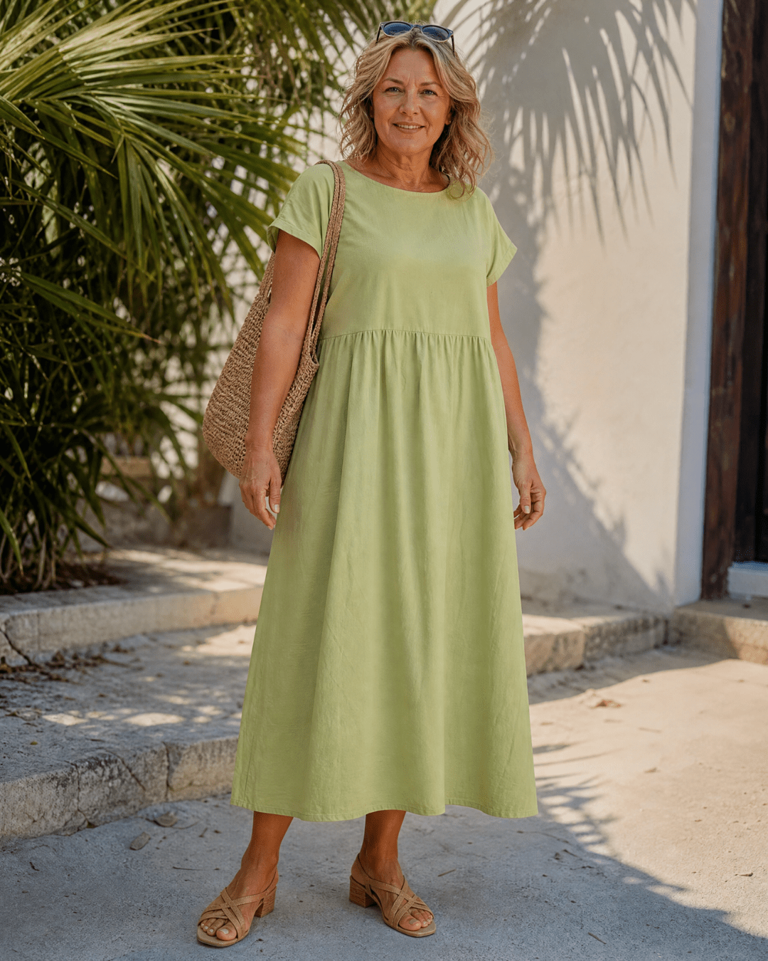 Women's Lightweight Relaxed Midi Dress Klara