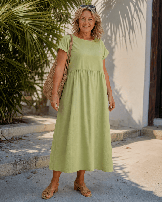 Women's Lightweight Relaxed Midi Dress Klara