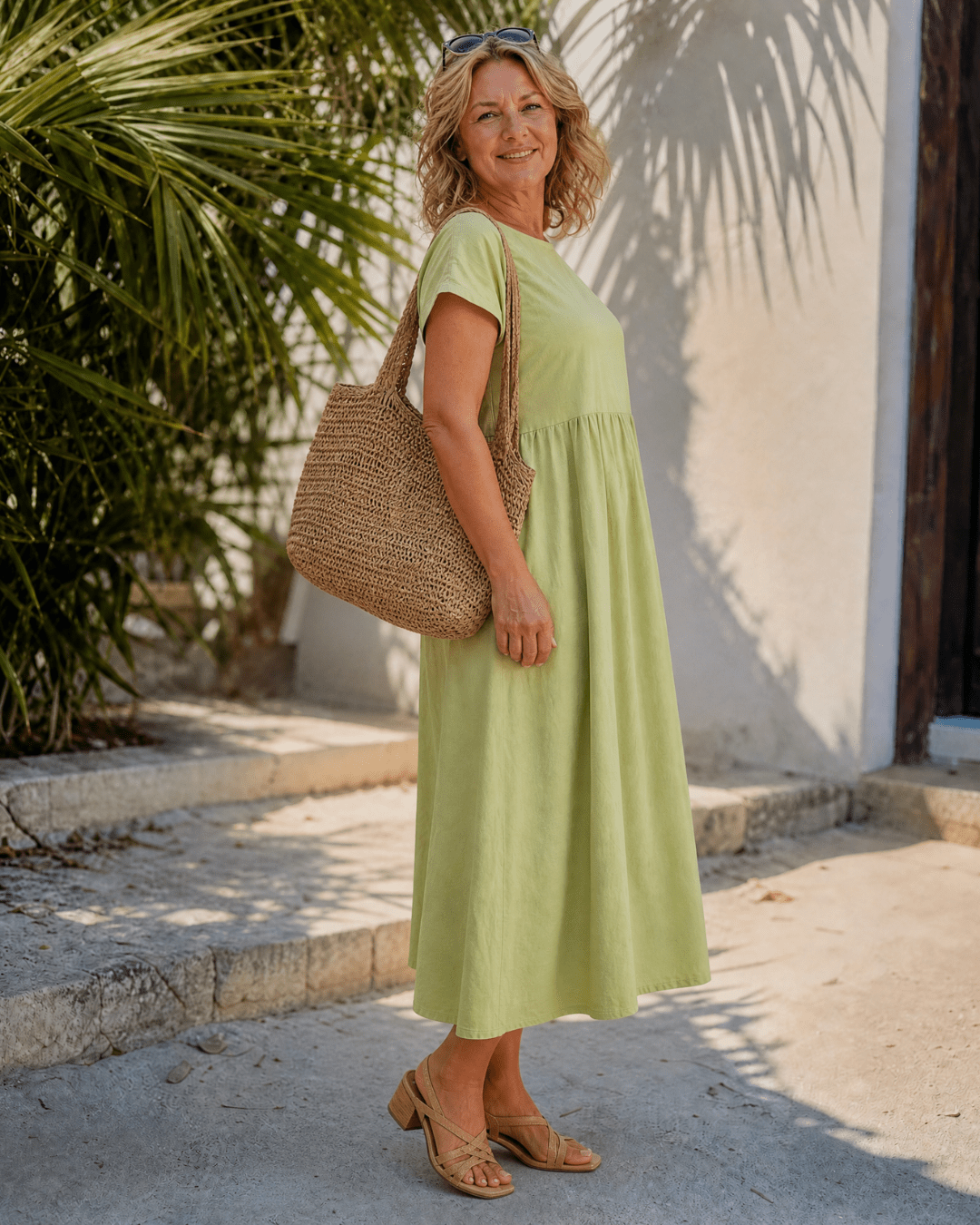 Women's Lightweight Relaxed Midi Dress Klara