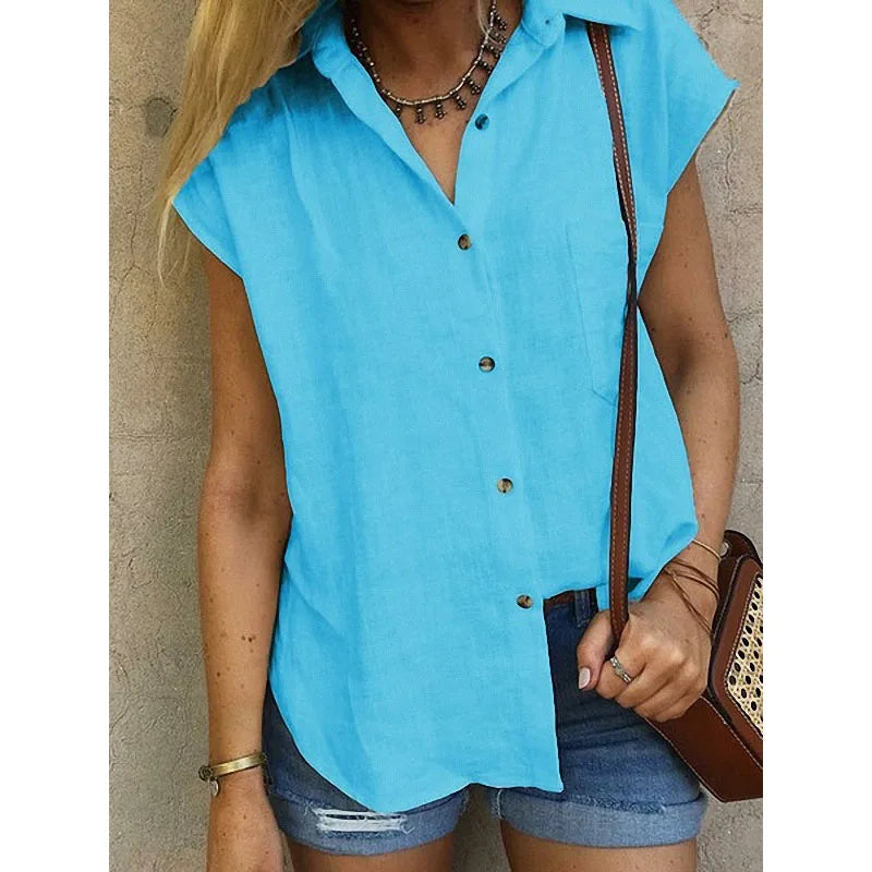 Women's Loose Fit Linen Blouse Klara