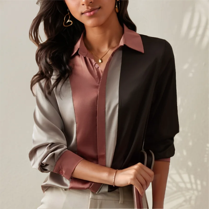Women's Luxurious Satin Blouse Klara