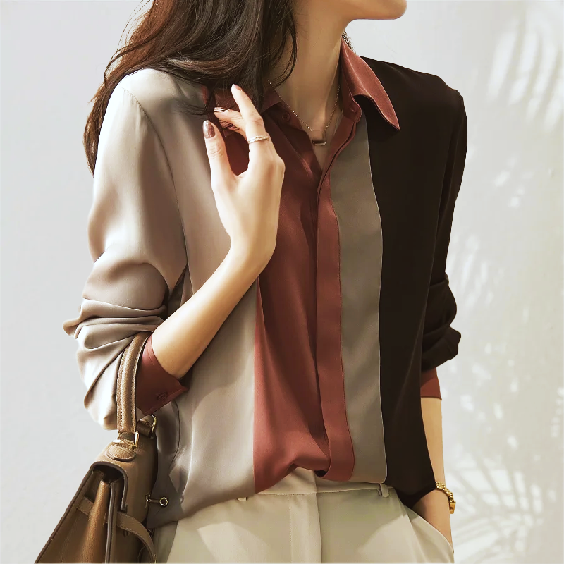 Women's Luxurious Satin Blouse Klara