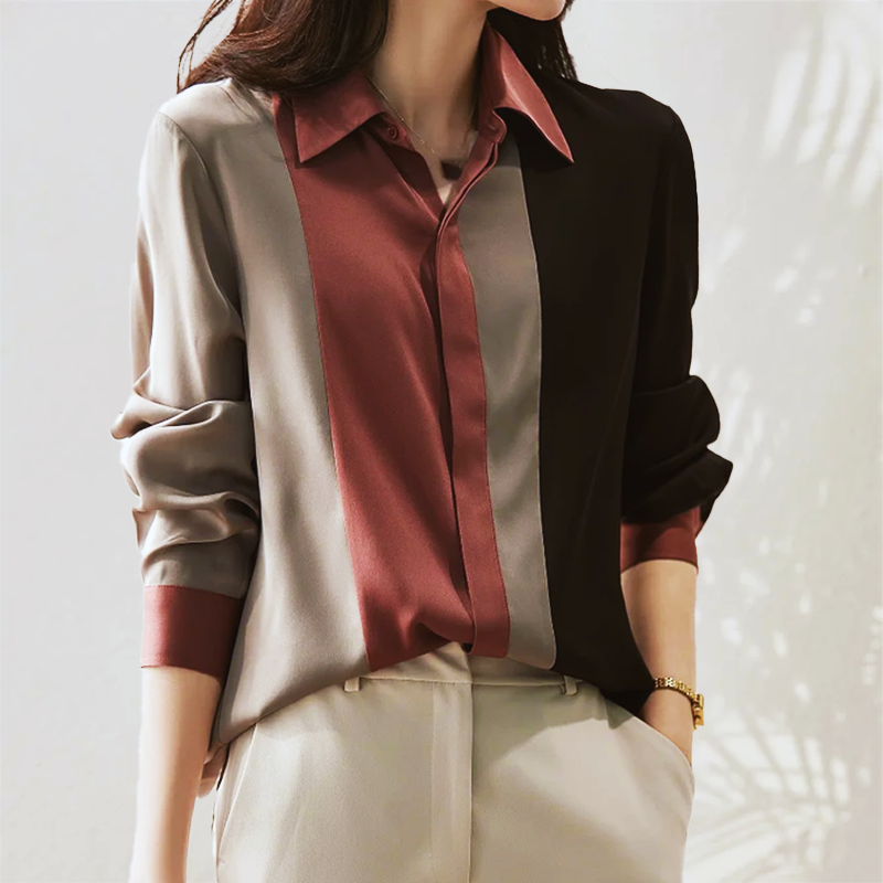Women's Luxurious Satin Blouse Klara