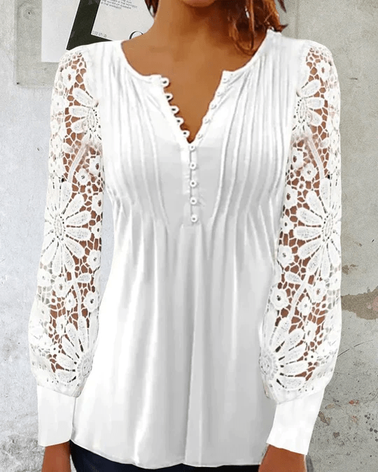 Women's Modern Floral Print Blouse Klara