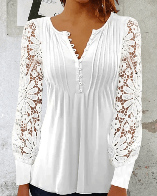 Women's Modern Floral Print Blouse Klara