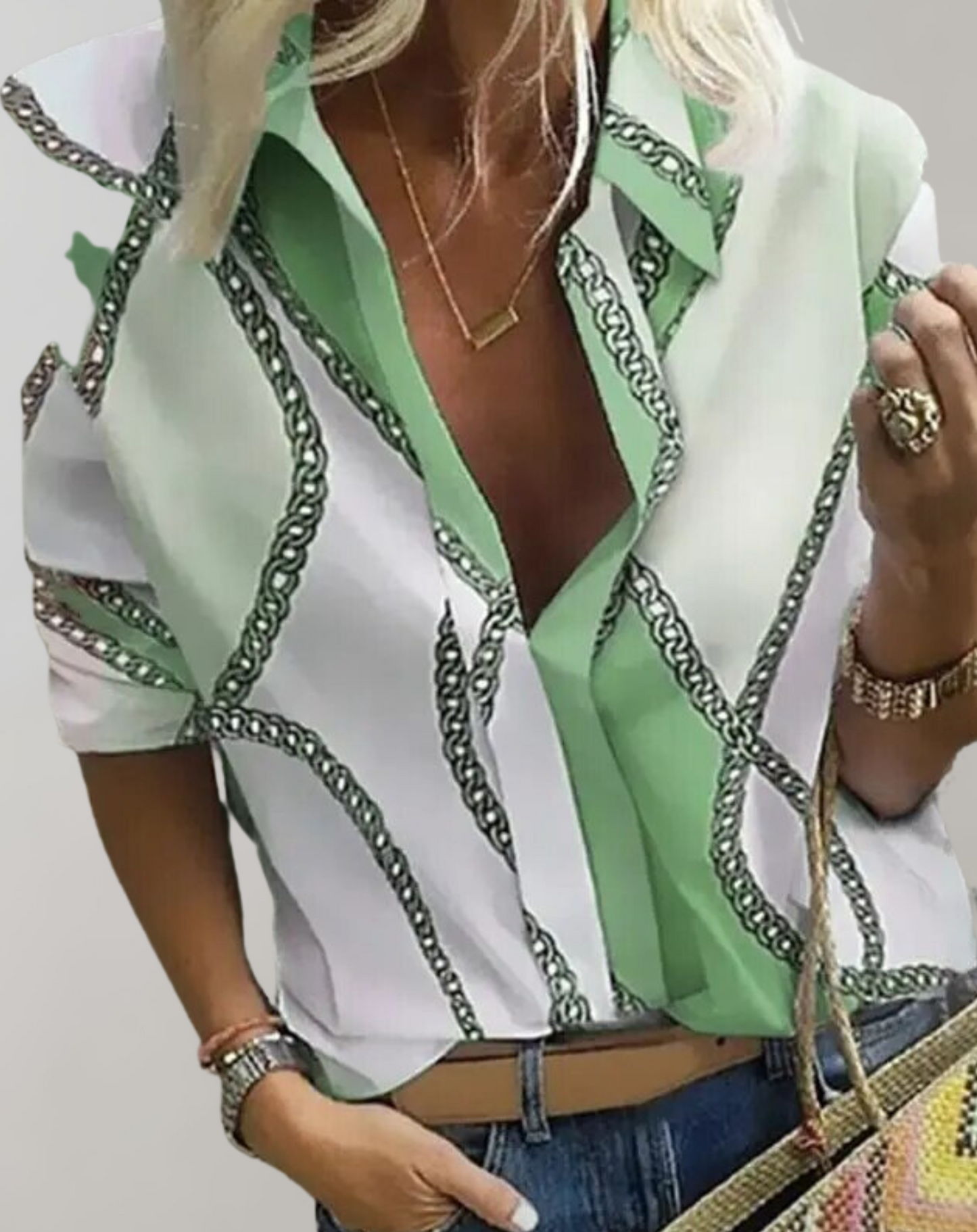 Women's Modern Long Sleeve Leisure Blouse Klara