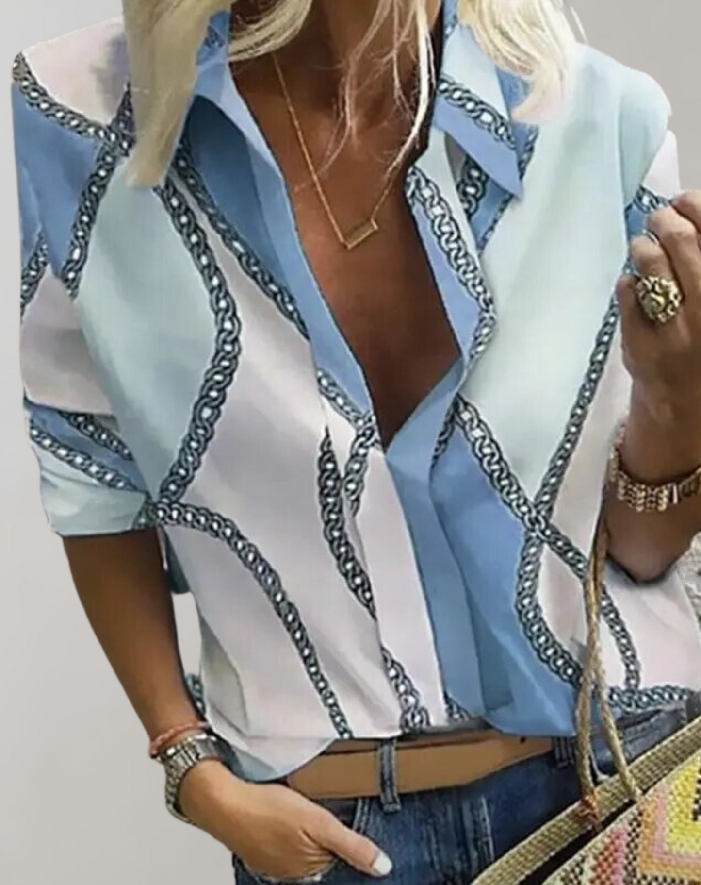 Women's Modern Long Sleeve Leisure Blouse Klara