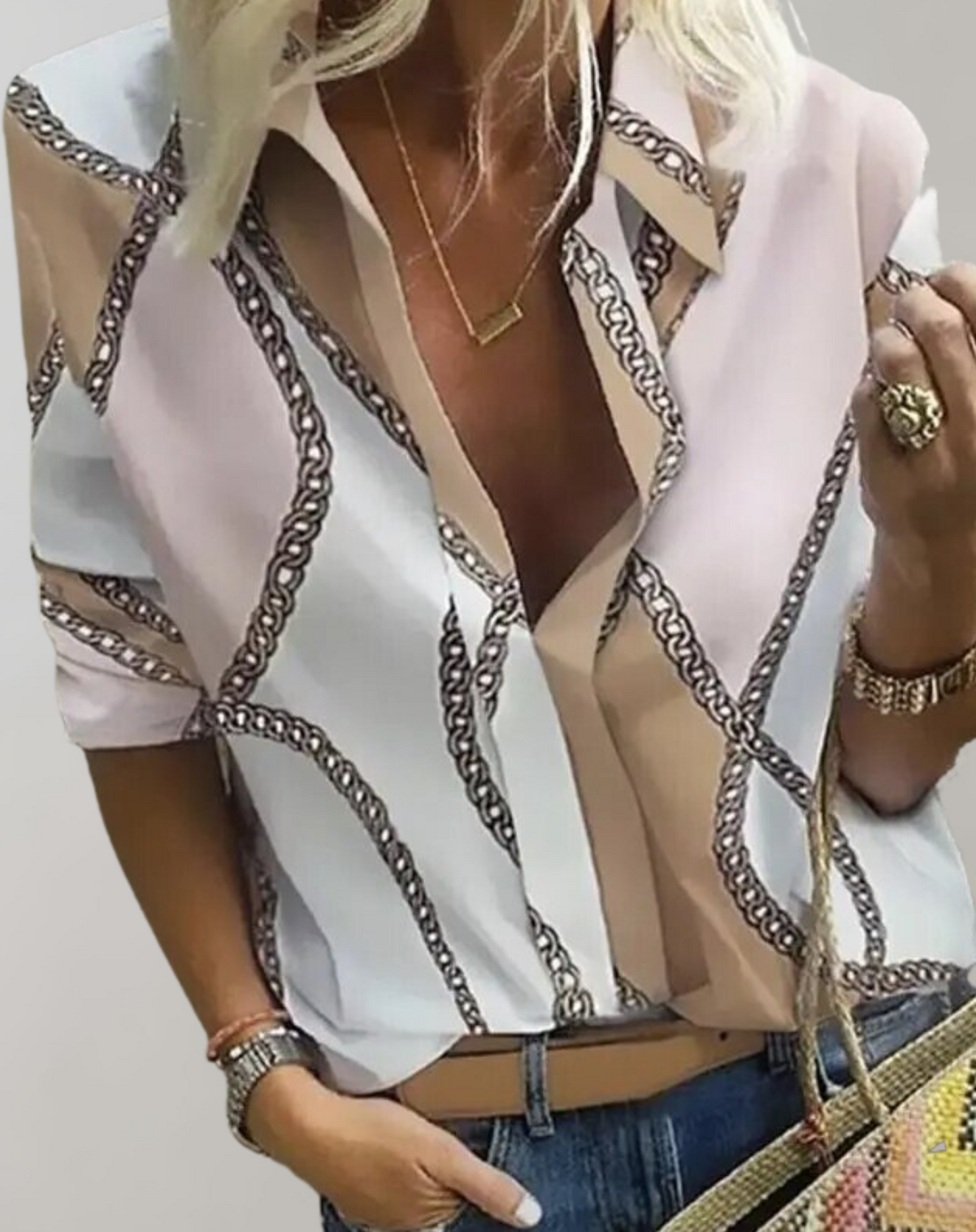 Women's Modern Long Sleeve Leisure Blouse Klara