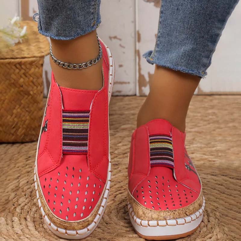 Women's PU Casual Cat Print Shoes Klara