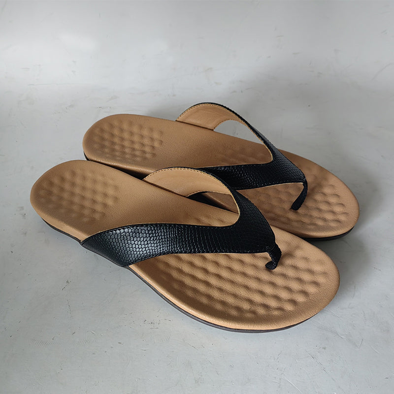 Women's PU Slip-On Beach Slippers Klara