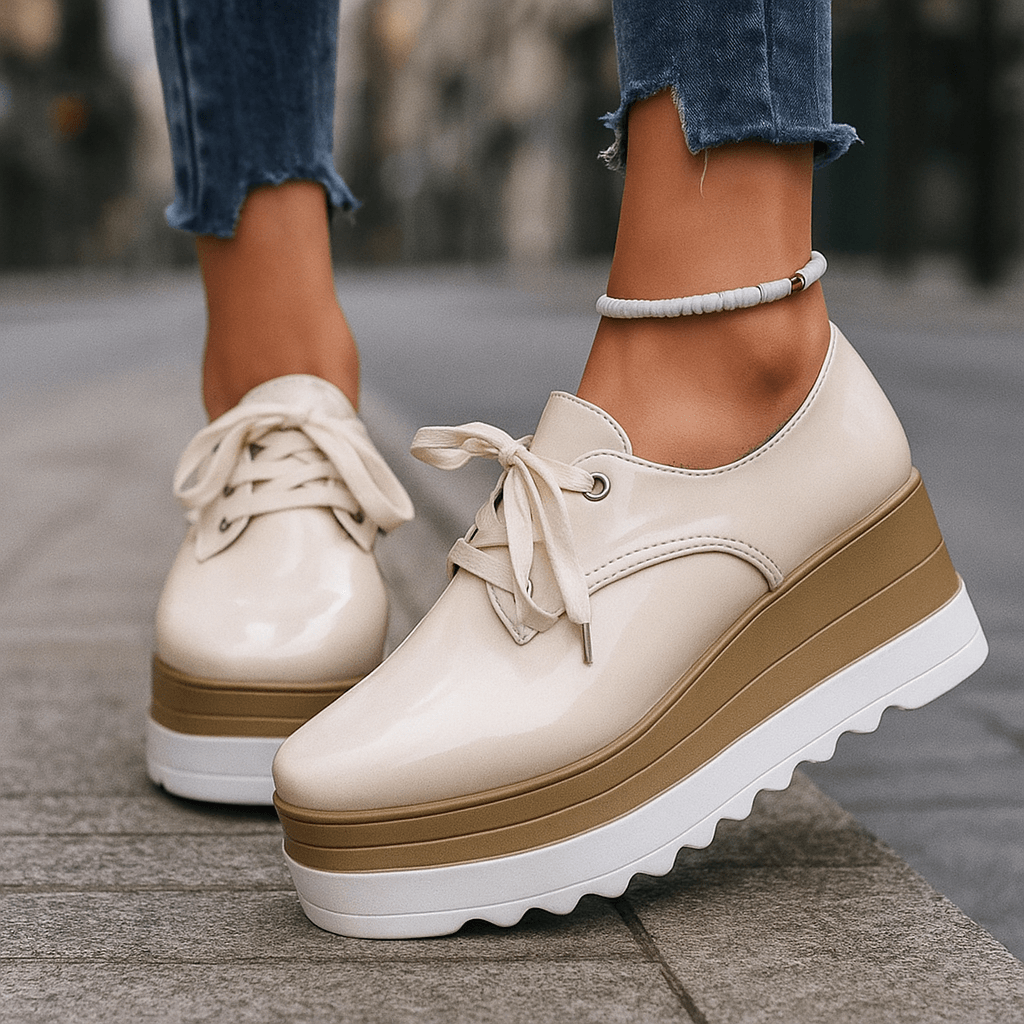 Women's Platform Shoes with Shock-Absorbing Sole Klara