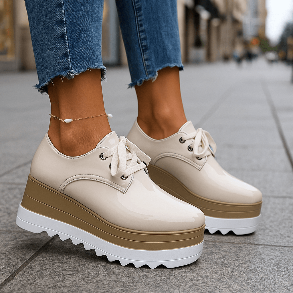 Women's Platform Shoes with Shock-Absorbing Sole Klara