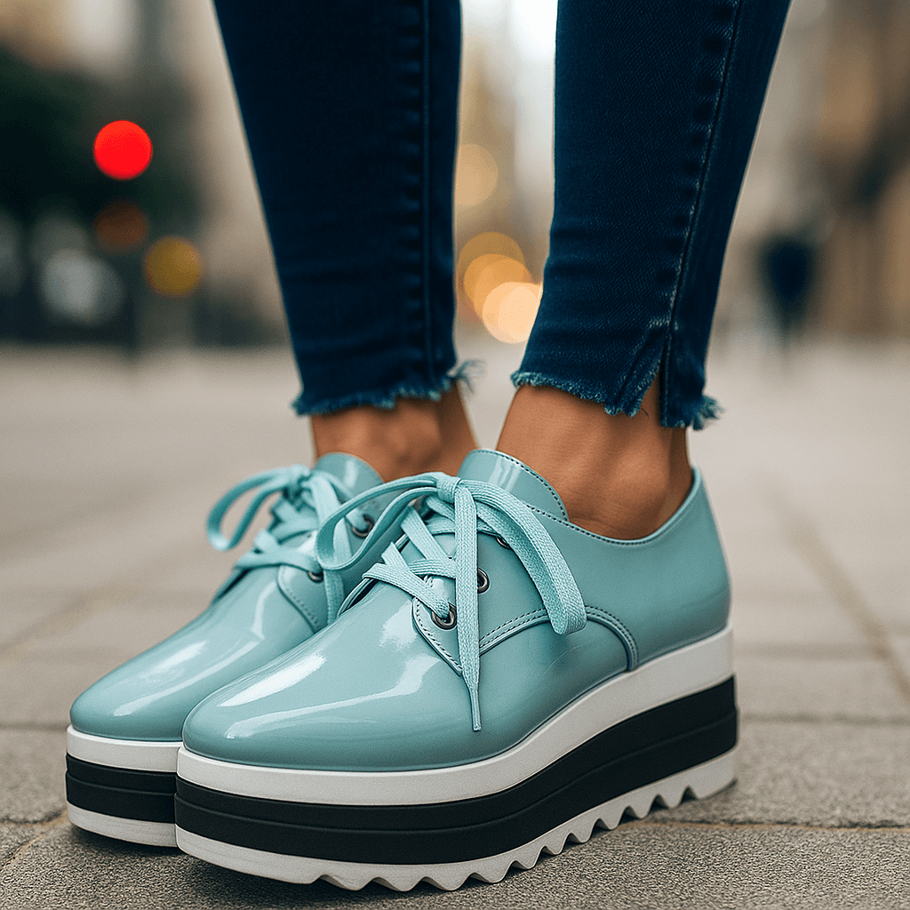 Women's Platform Shoes with Shock-Absorbing Sole Klara