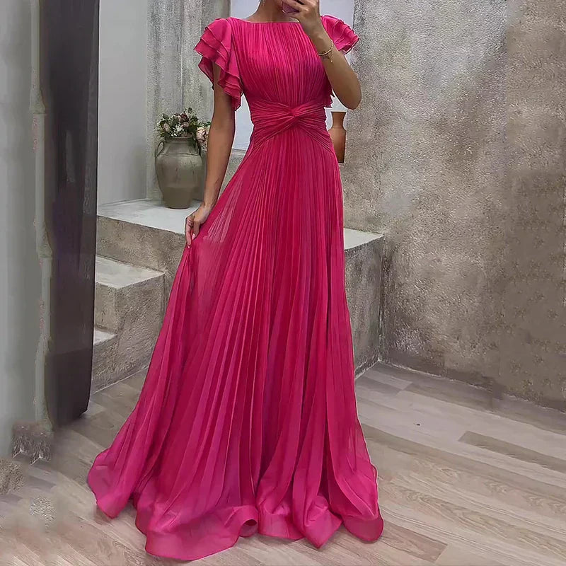 Women's Pleated Evening Dress Klara