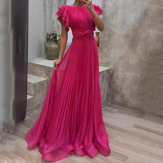 Women's Pleated Evening Dress Klara
