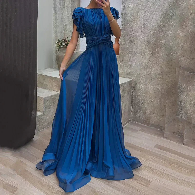 Women's Pleated Evening Dress for Women Klara