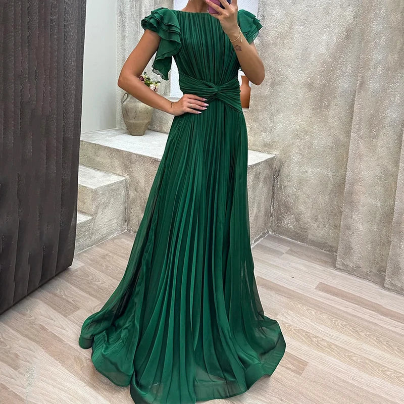 Women's Pleated Evening Dress for Women Klara