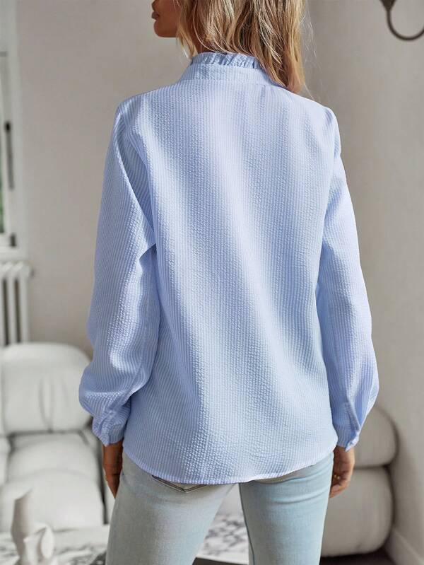 Women's Ruffled Woven Blouse Klara