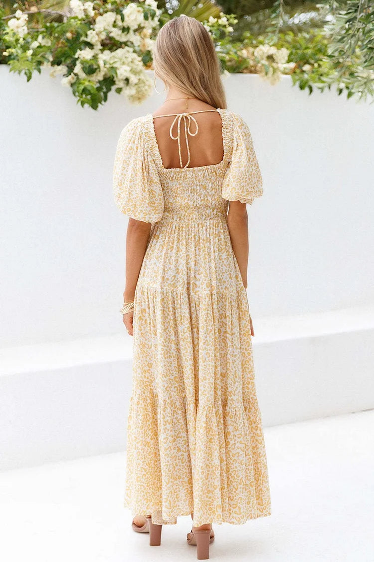 Women's Smocked Midi Dress Klara