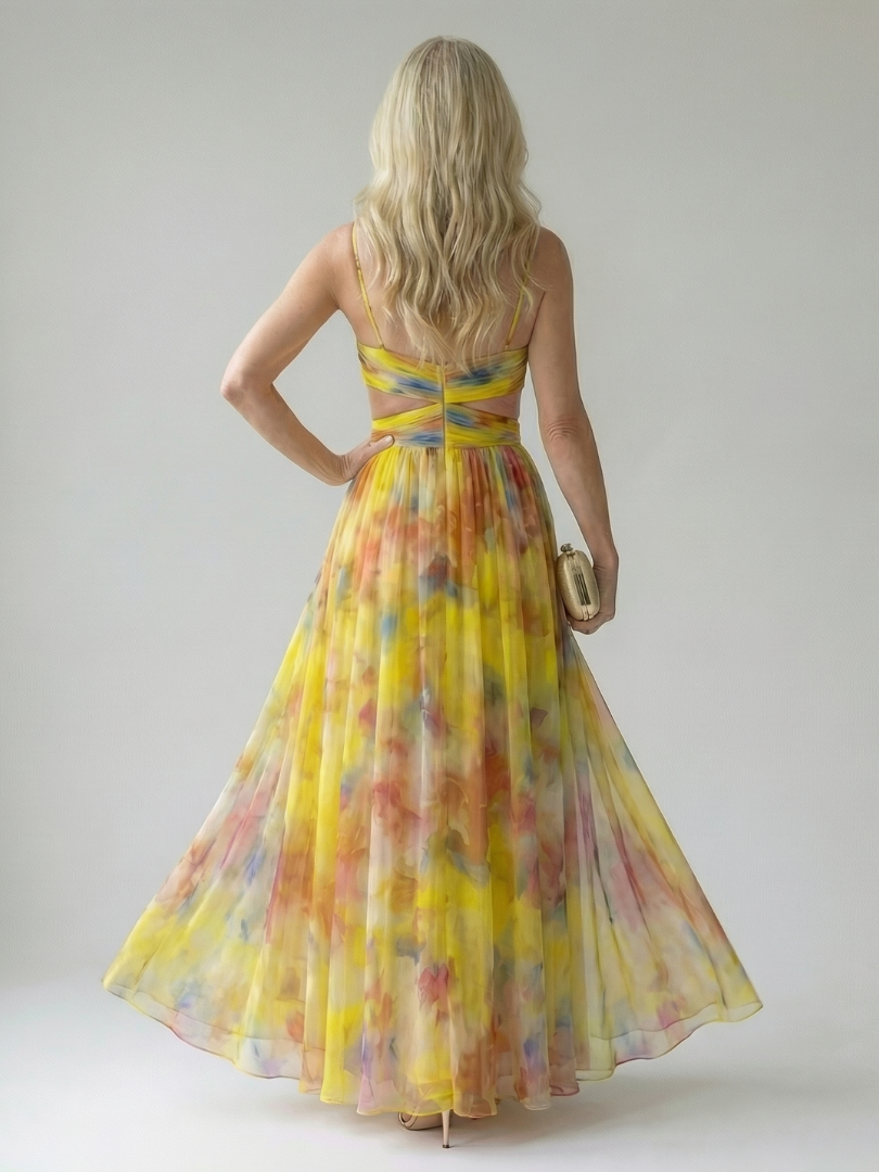 Women's Soft Fabric Wrap Maxi Dress Klara
