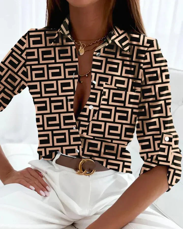 Women's Striped Casual Shirt Klara