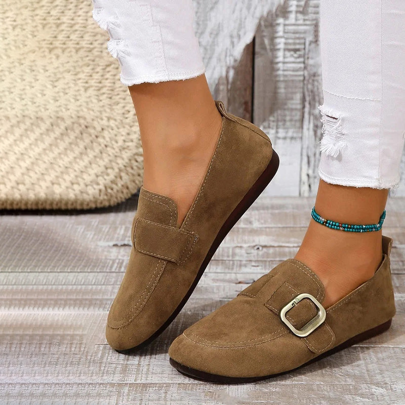 Women's Suede Slip-On Shoes Klara