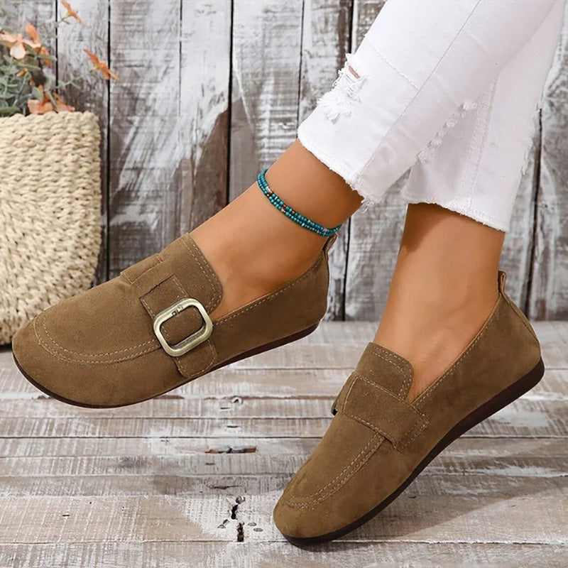 Women's Suede Slip-On Shoes Klara