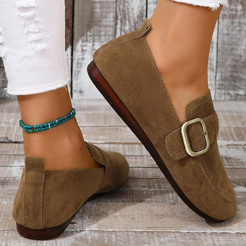 Women's Suede Slip-On Shoes Klara