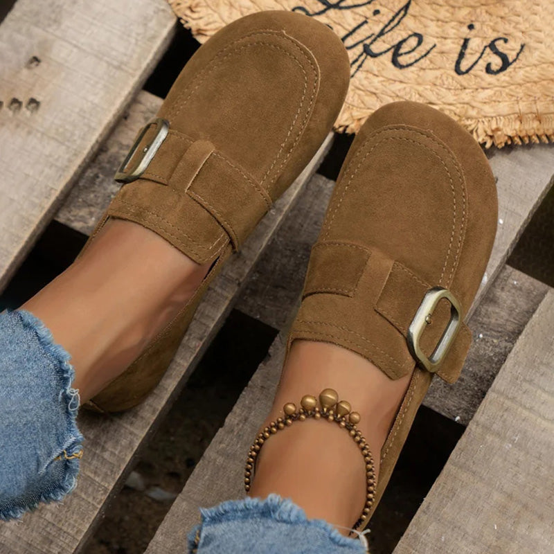 Women's Suede Slip-On Shoes Klara
