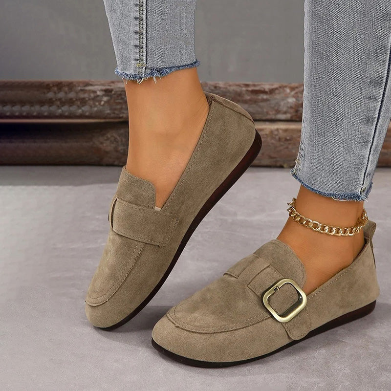 Women's Suede Slip-On Shoes Klara